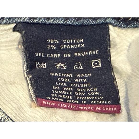 Vigoss The New York Boot Cut Mid Rise Jeans Size 11/12 Rhinestone Y2K - Picture 16 of 16